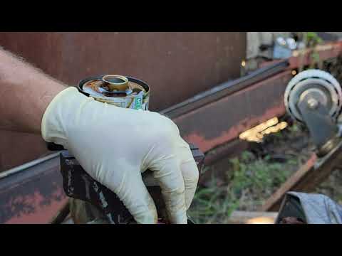 Mobil 1 M1-101 oil filter cut open