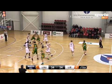 SportoTV.lt: LKL „LSU-Atletas" - „Lietkabelis" 2013-12-11