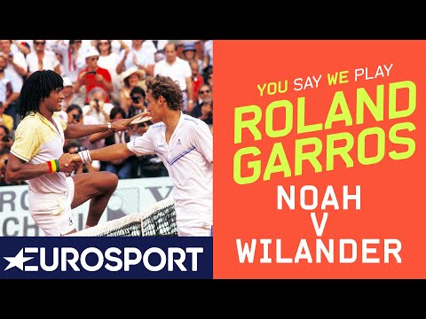 Yannick Noah v Mats Wilander | You Say, We Play - Day 3 | Eurosport