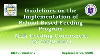 Day 1 - Operational Guidelines of SBFP Milk Component