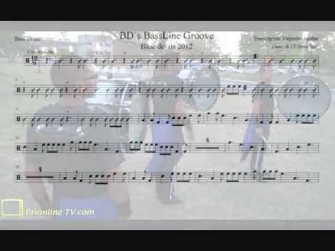 Blue Devils 2012 Bassline  Groove Transcription