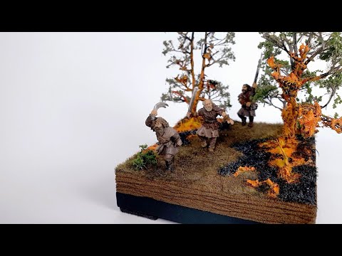 Wildmen of Dunland | The Lord of the Rings | Diorama