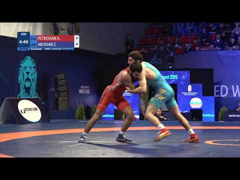 BRONZE GR - 60 kg: A. PETROSIAN (RUS) v. Z. ABOVIAN (UKR)
