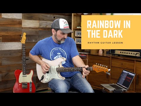 How To Play - Rainbow In The Dark - Dio - Guitar Lesson - Rhythm Guitar 🤘🔥