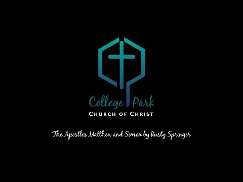 The Apostles Matthew and Simon by Rusty Springer