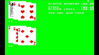 Blackjack (I.J.K.) for the BBC Micro