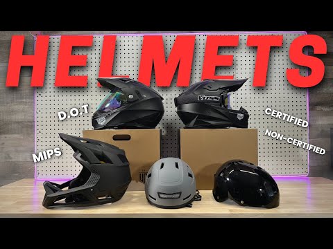 What Helmet To Ride!  // E-Moto | E-Bikes | BMX | MTB