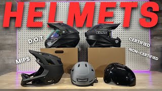 What Helmet To Ride!  // E-Moto | E-Bikes | BMX | MTB