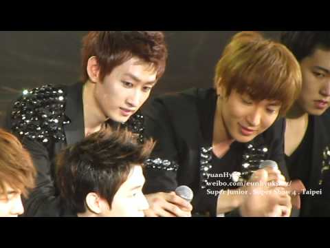 [Fancam]120202 Super Show 4 In Taiwan-TALK