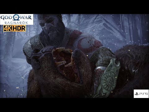 God of War Ragnarök Atreus Transforms into a Bear! 4K