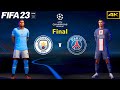 FIFA 23 - MANCHESTER CITY vs. PSG - Mbappé, Haaland vs Messi, Ronaldo - UCL Final - PS5™ [ 4K ]