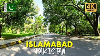 🇵🇰 Capital Islamabad 4K Driving Tour 2025 | Beautiful Roads and Luxury Lifestyle