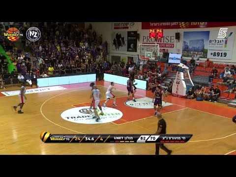 Diante Garrett Assists in Irony Ness-Ziona vs. Hapoel Unet-Credit Holon