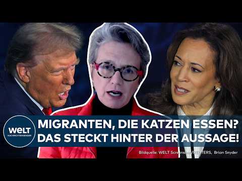 TV-DEBATTE: Donald Trump gegen Kamala Harris! "Migranten essen Katzen" soll Grundstimmung zeigen