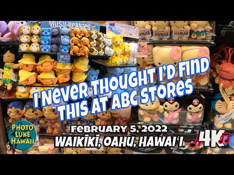 Nunca pensei que encontraria isso nas lojas ABC em Waikiki 5 de fevereiro de 2022 O que há nas lojas ABC?