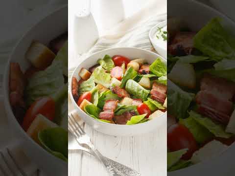 This BLT Pasta Salad Will Blow Your Mind! #pastasaladrecipe #youtubeshorts
