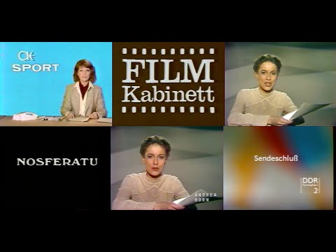 Nosferatu - Filmansage von Andrea Horn | Sendeschluss (DDR-F2 04.04.1981)