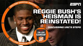 Reggie Bush gets his HEISMAN BACK 🏆 + What's next for Bush and USC? | College GameDay Podcast