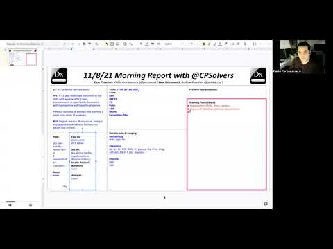November 8, 2021: Nephrology VMR w/Dr. Andrew Kowalski - refractory hypokalemia and hypophosphatemia