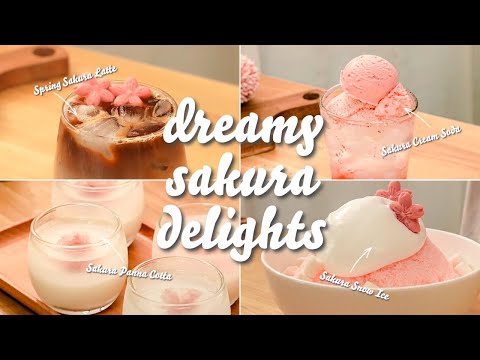 [EN] Dreamy Sakura Delights 4️⃣ Recipes to Make Your Spring Bloom!