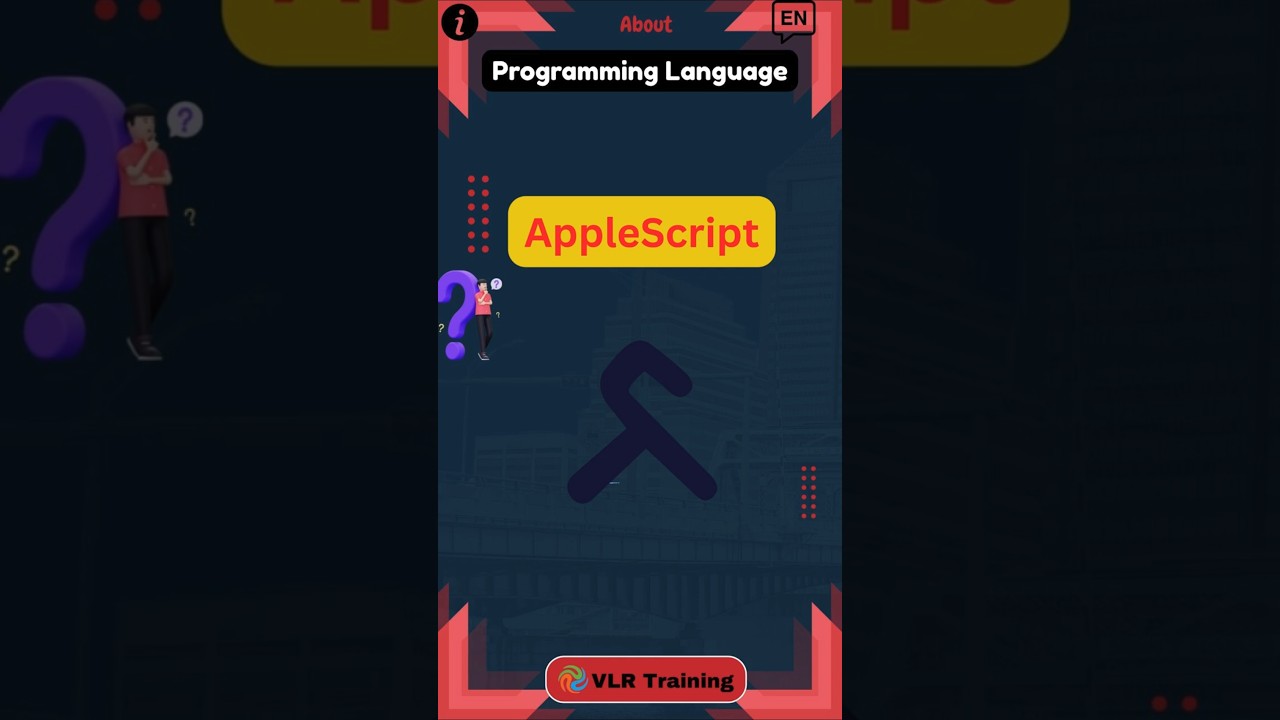 About AppleScript programming language