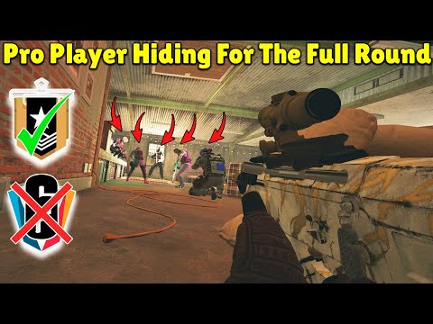 Pro Player Hiding ALL Round To Make Craziest Flank Ever - Rainbow Six Siege Six Invitational 2022