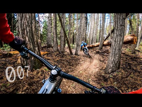 007 has a LICENSE TO THRILL | Mountain Biking Bass Lake, California