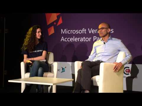 Roxanne Varza interviewing Satya Nadella (CEO Microsoft) Video
