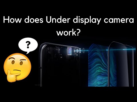 How does under display camera work?