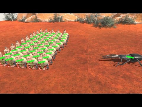 ARBS 50 Grixus The Gauls VS Saber Toothed Spider | ANIMAL RESOLT BATTLE SIMULATOR