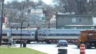 preview picture of video 'Amtrak Action at Peekskill, NY 4/9/09'