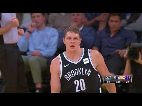 Timofey Mozgov Highlights [Nets vs Lakers| 3.11.2017]