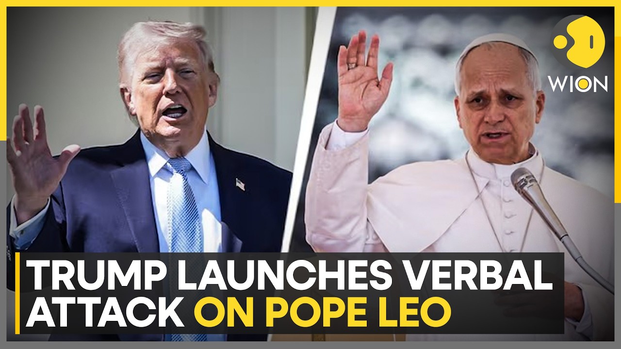 Trump Vs Pope Leo: US President Hits Out At Pope Leo After His Anti-War Message | WION
