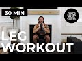 30 Min LEG WORKOUT FROM HELL Quads Calves Hamstrings Glutes Cool Down