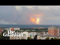 Explosions rock Russian ammunition depot in Siberia