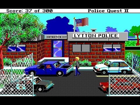 Police Quest II: The Vengeance (PC/DOS) 1988, Sierra On-Line "Adlib/FM"