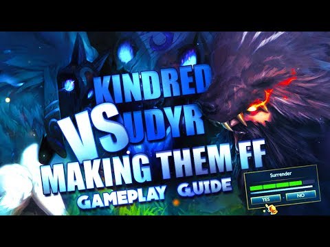 RANK 1 KINDRED FOREST WITHIN PLAYING VS UDYR GAMEPLAY GUIDE - League of Legends