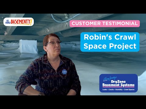 Robin uses DryZone for Crawl Space Solution in Warwick, RI Home