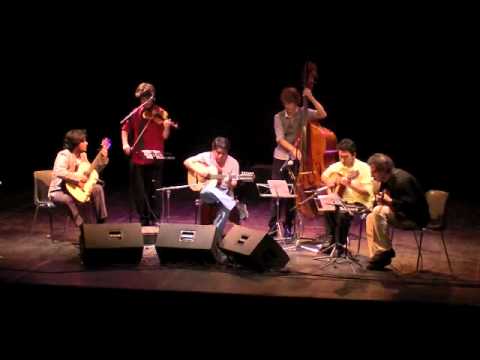 Palos y cuerdas with Big Trio+Mike Marshall at Festival Mandolines de Lunel 2009