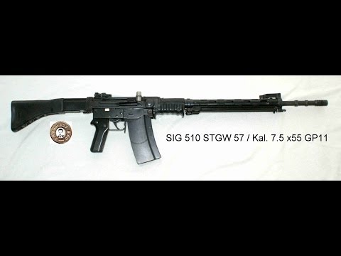 Sturmgewehr  57 (SIG 510) zerlegen ( disassembly )