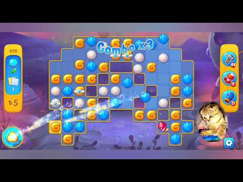Fishdom 2022, no Boosters,   838   level  -  прохождение без бустеров,   838   уровень.