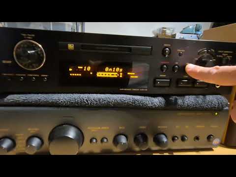 TEAC MD-8 Minidisc Deck Stereo HiFi Seperate with Arcam Alpha 9 Integrated Amplifier