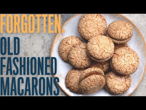 Don't forget the old fashioned macarons: 3 ingredients ready in 20 minutes