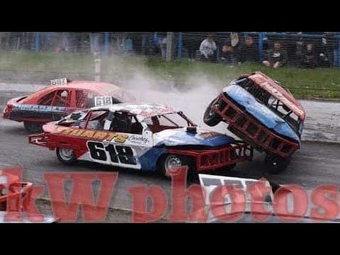 Saloon Stockcars National Championship Last Bender 618 Vs 670 - Cowdenbeath Racewall Sunday 14th May