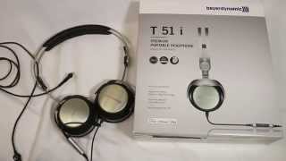 Video thumbnail for beyerdynamic T 51 i Headphone Unboxing Review  BeyerdynamicHQ by Chris Voss