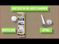 badkamer & keuken siliconenkit 270ml wit | video 1