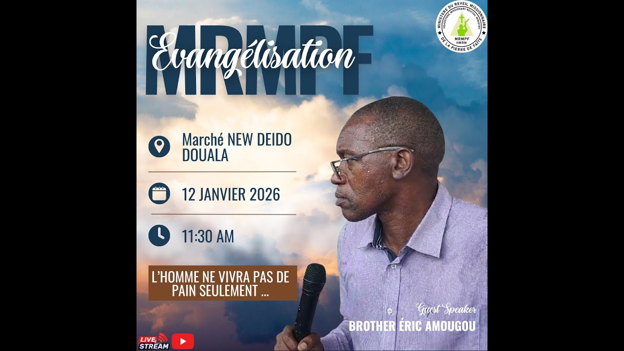 L’HOMME NE VIVRA PAS DE PAIN SEULEMENT... | Fr JME AMOUGOU EKOMAN