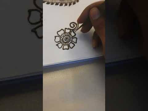 How to draw simple flower.
