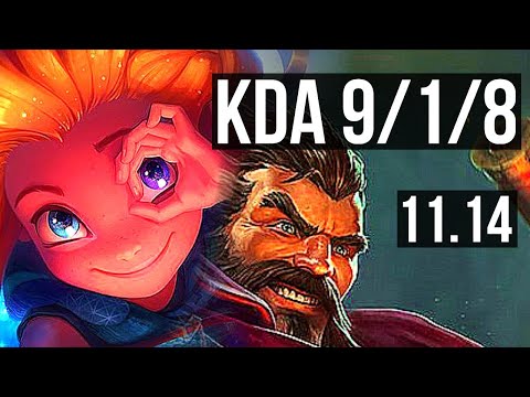 ZOE vs GRAVES (MID) (DEFEAT) | 9/1/8, 700+ games, Legendary, 1.0M mastery | NA Diamond | v11.14