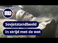 Demonstranten in Oekraïne halen Sovjetstandbeeld neer | NU.nl
